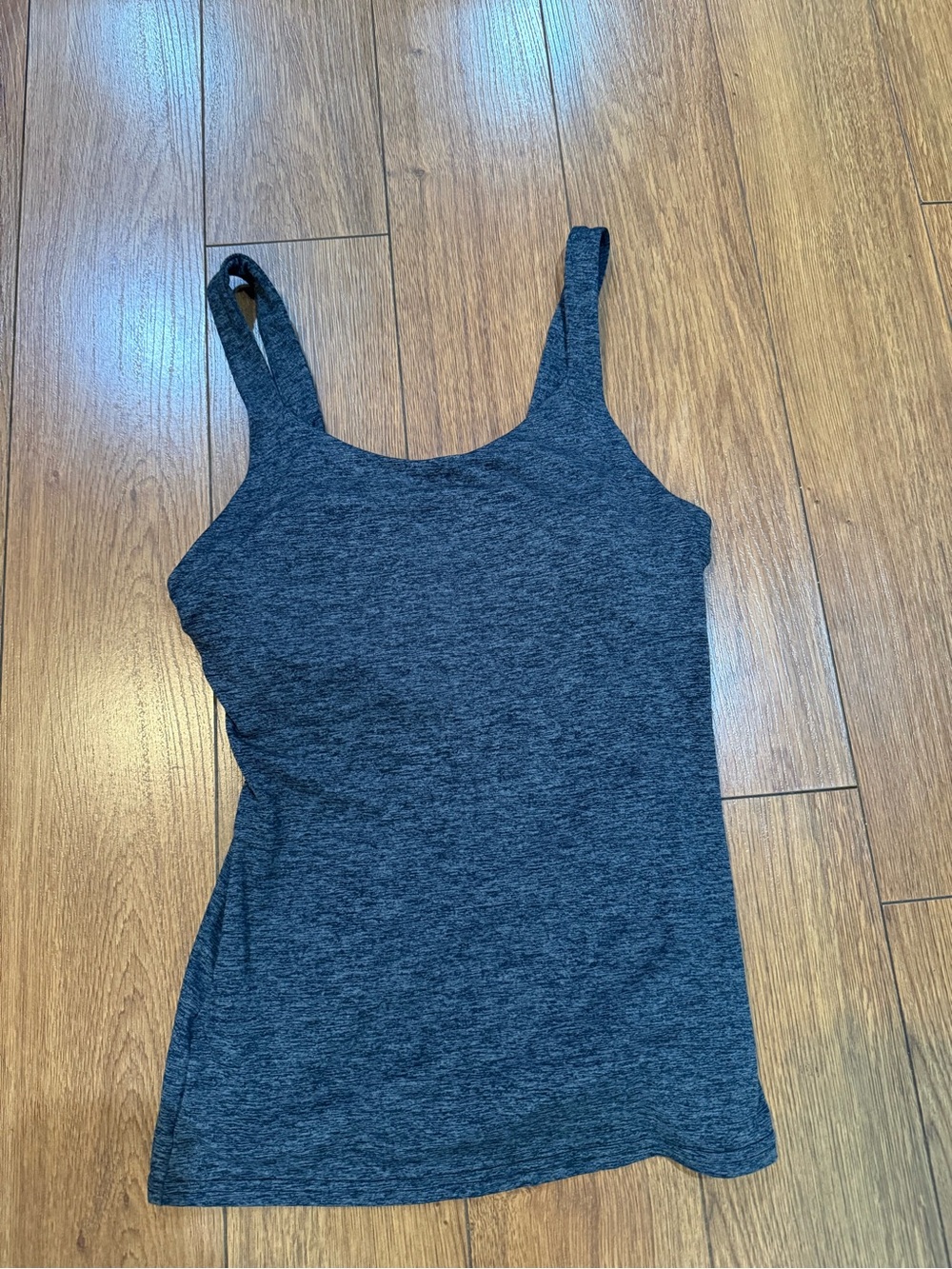 ALO Alosoft Bra Tank in Dark Grey